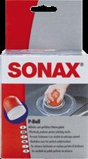 pozwala szybko osiągnąć wysoki połysk. Może być używany ze wszystkimi woskami i preparatami polerującymi SONAX.
