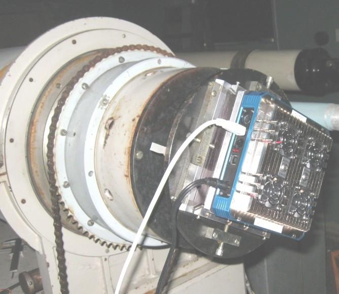 Characteristics of the Kyiv MAC: Entrance pupil 180 mm Focal length 2335 mm Photometric band V (Johnson) Scale 1.