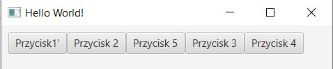 Jak można zauważyć elementy do przestrzeni poziomej można dodawać po wywołaniu metody getchildren(), która po prostu zwraca kolekcję wszystkich elementów-dzieci tejże przestrzeni.