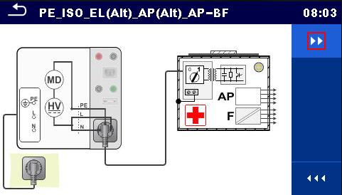 Oprócz opracowanych fabrycznie testów - użytkownik może stworzyć własną sekwencję pomiarową przy użyciu edytora testów AUTO SEQUENCE w oprogramowaniu Metrel Electrical Safety Manager.