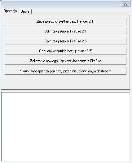 zainstalowany serwer bazy danych FireBird(tutaj podajemy folder znajdujący się bezpośrednio w Program Files lub Program Files (x86) z zależności od