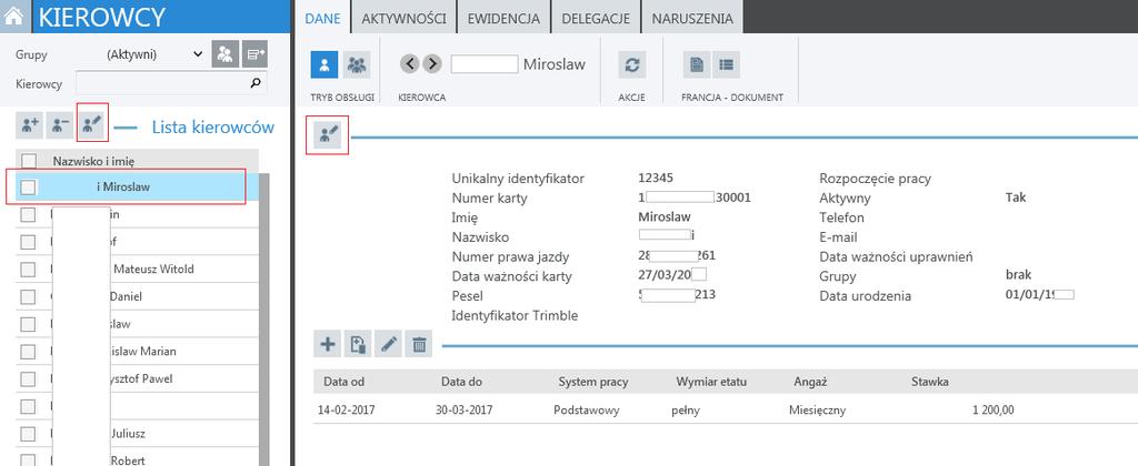 Aktywności wykryte na obrazie można płynnie modyfikować przeciągając odpowiednie znaczniki lub usuwając i dodając aktywności z menu pod prawym klawiszem myszy. 7.