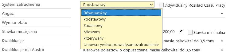 2 Dodawanie umów (kontraktów) i aneksy W oknie podglądu danych, jest sekcja UMÓW: Dodanie nowej umowy lub aneksowanie