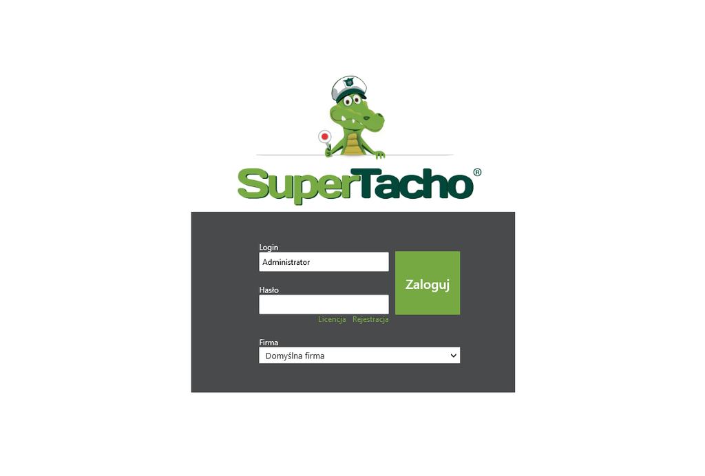 Podczas pełnej wersji programu instalator zainstaluje serwer MS SQL (instancja..\supertacho), sterownik klucza HASP oraz pliki programu. W przypadku wykrycia istniejącego serwera MS SQL.