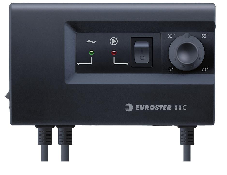 Sterownik E11M wyposażony jest w system AntyStop zapobiegający zatarciu wirnika nieużywanej pompy i zaworu. Elektroniczny sterownik pompy c.