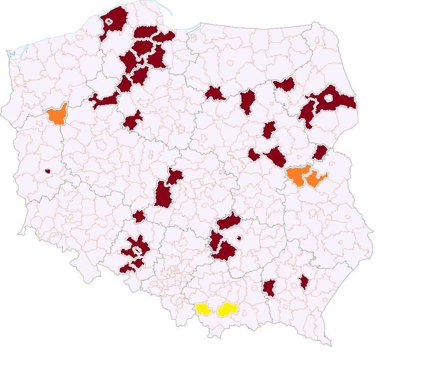 Województwo zachodniopomorskie Województwo lubuskie Województwo pomorskie Województwo wielkopolskie Województwo kujawskopomorskie Województwo warmińskomazurskie Województwo mazowieckie Województwo