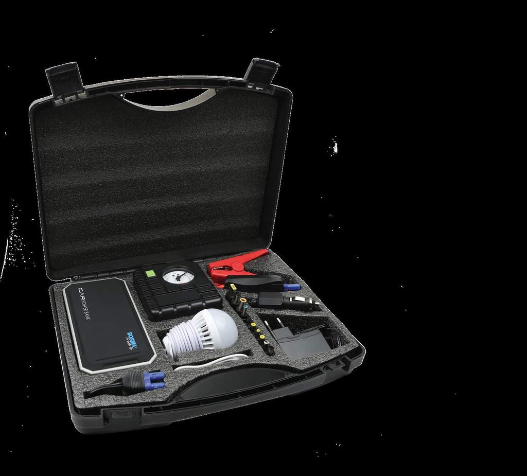 CAR POWER BANK TOURIST SET POWER BANK Jump starter 18 000 mah, 600A w zestawie