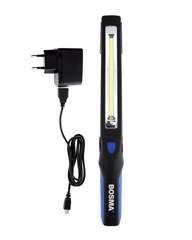 funkcja zapasowego banku energii praktyczny haczyk 3 magnesy na tylnej częśći latarki wyjście USB 3W COB LED