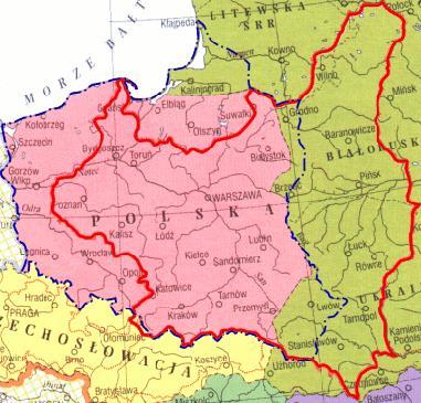 Granice Polski ostatecznie zostały uznane dopiero w marcu 1923 r.