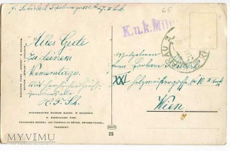 ) z Krakowa do Wiednia Pochodnie Nerona 9 x 4 cm autor: Henryk