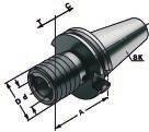 Uchwyt wiertarski szybkomocujący NC ze stożkiem niesamohamownym DIN 69871 kształt A do stosowania w maszynach sterowanych numerycznie i centrach obróbczych szybka, nieskomplikowana wymiana narzędzi