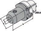 HSK-A DIN 69893 w porównaniu ze złączem stożkowym uchwyt HSK ma następujące zalety: wysoka dokładność powtarzalności przy wymianie narzędzi dokładne ustawienie osiowe dzięki płaszczyźnie oparcia