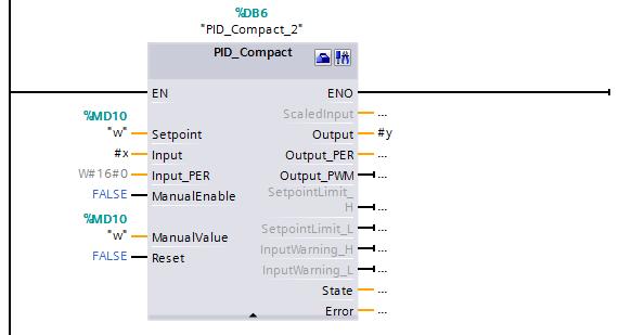 Regulator proporcjonalno-całkująco-różniczkujący PID Instrukcja PID_Compact 1 syg.