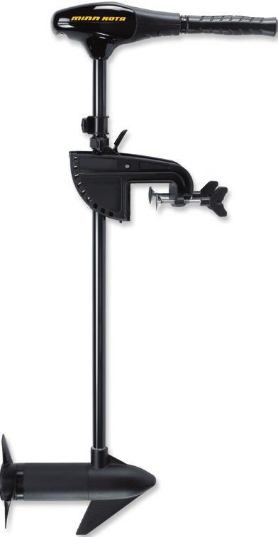 Njwżniejsze cechy: Montownie: lewrowe z ztrzskiem Sterownie: teleskopowy rumpel Długość kolumny: 76 cm, 92 cm, 107 cm Śrub: Power Prop Kompozytow kolumn Prmetry: Mks.