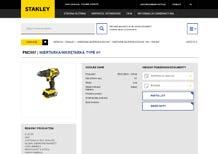 STANLEY: Dane techniczne dotyczące naszych produktów: Instrukcje obsługi Dane techniczne