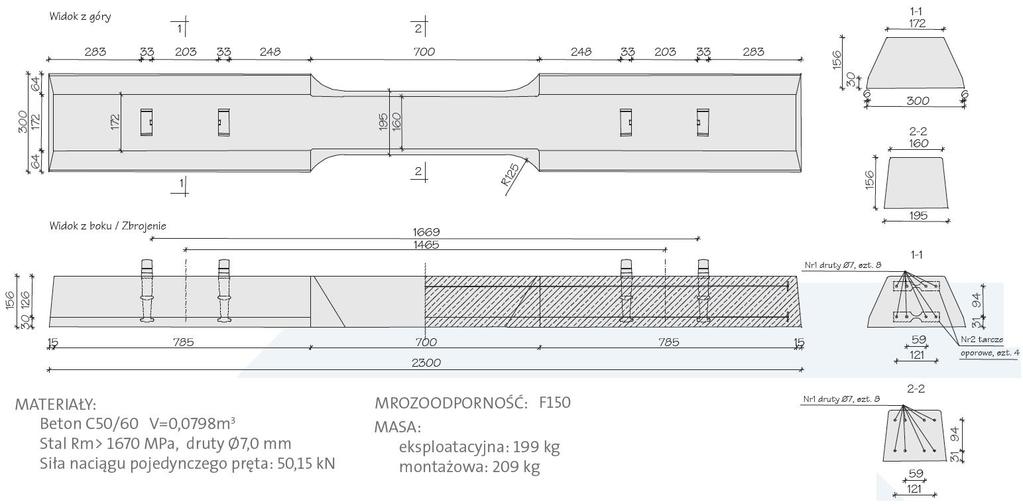 a) WPS Mirosław Ujski (koło Piły) 1) Normalnotorowy PST94M 2)