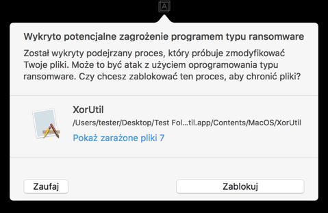 charakteryzujące się podobnym zachowaniem. Kolejną zaletą takiego rozwiązania jest możliwość wykrywania nowych rodzajów złośliwego oprogramowania, nieopisanych jeszcze własnymi sygnaturami.