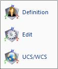 II. USC-WCS Polecenie z grupy UCS-WCS (user s coordinate system - world coordinate system) pozwala na
