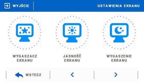 2.5. USTAWIENIA CZASU A) USTAWIENIA ZEGARA Opcja ta służy do ustawienia godziny, która wyświetlana jest na ekranie głównym.