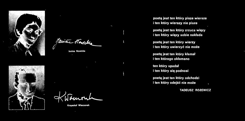 okłamano ten który upadał i ten który się podnosi poetą jest ten