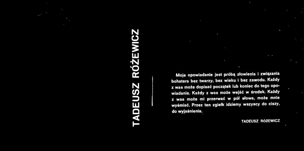 Każdy z was może dopisać początek lub koniec do tego opo wiadania.