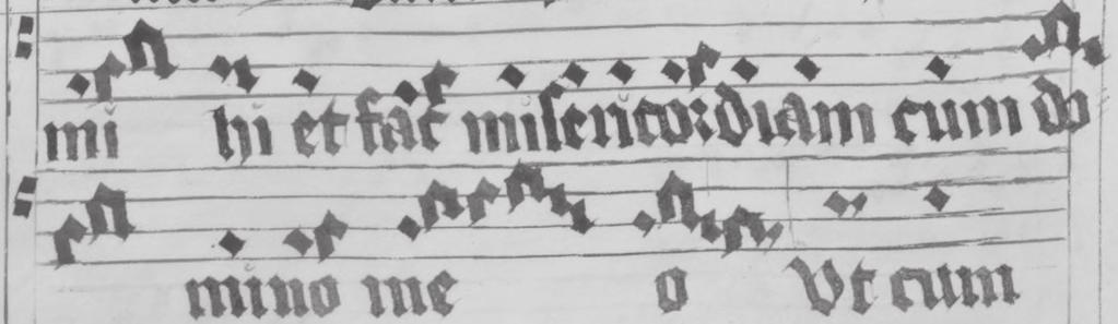 17v Graduał antyfonarz Przykład 8 c: graduał Przykład 8 d: antyfonarz Przykład 9