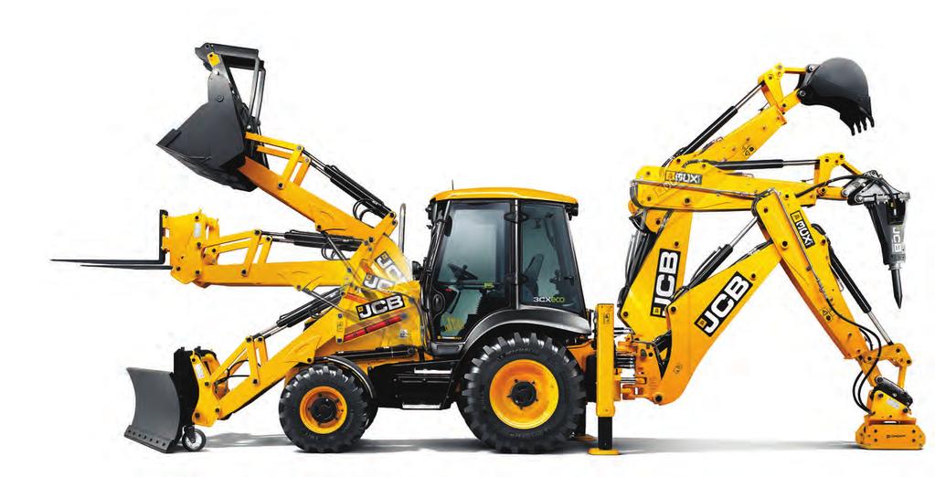 3CX 3CX SM 3CX SUPER 3CX SUPER SM 3CX CONTRACTOR Masa robocza kg 7370 8070 7855 8258 8176 Moc całkowita silnika