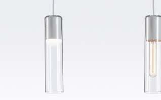 Different options Modern Glass collection can be based on 3 different types of light sources. E27 socket, same as for the traditional light bulb, is the most universal.