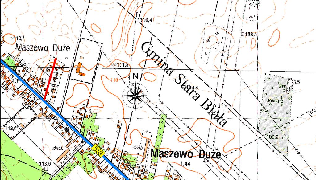 Bronowo-Zalesie 40 09-411 Biała OBIEKT: ul. B. Prusa w Maszewie Dużym od km 0+015.97 km 0+201.
