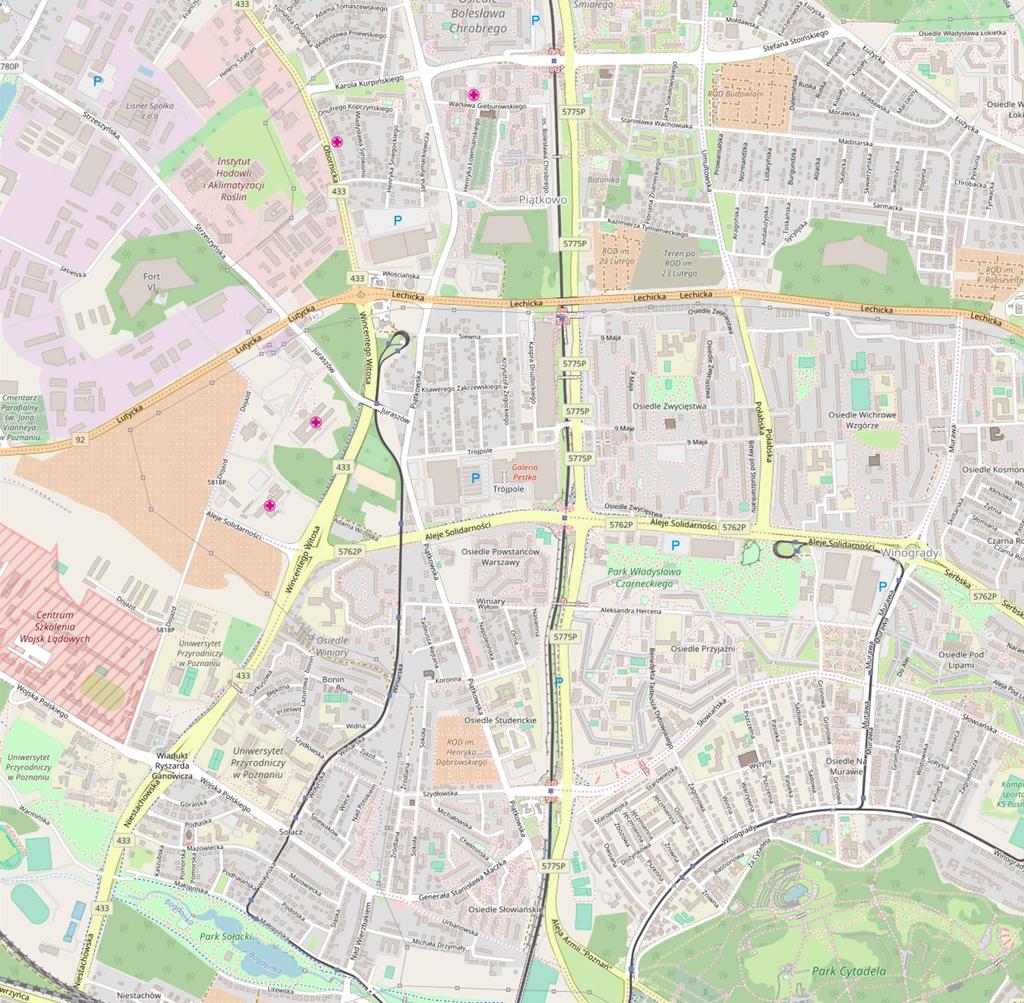 Podkład mapowy - openstreetmap LEGENDA - zakres opracowania Zamawiający Wykonawca Zarząd Dróg Miejskich ul. Wilczak 17 61-623 Poznań stadtraum Polska Sp z o.o. ul. Drużbickiego 11 61-693 Poznań Nazwa opracowania Data opracowania 01.