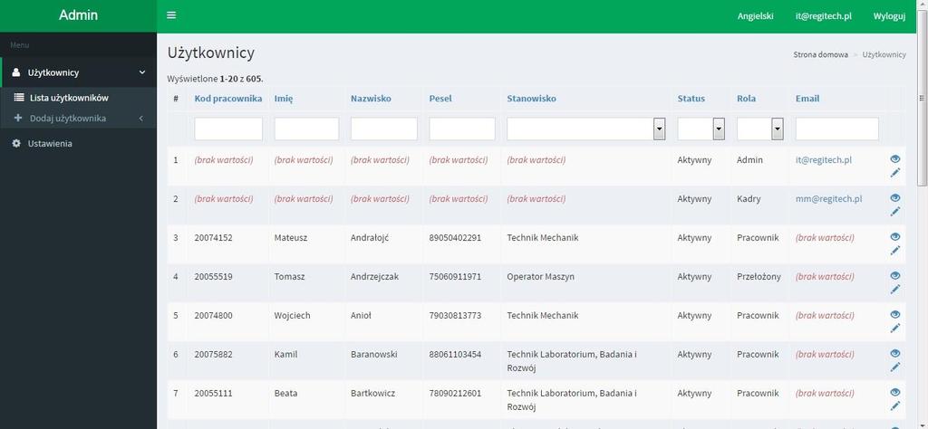 Wystarczy kliknąć na piktogram pisaka na końcu linii i w nowo otwartym oknie postępować wg wskazówek podanych w systemie.