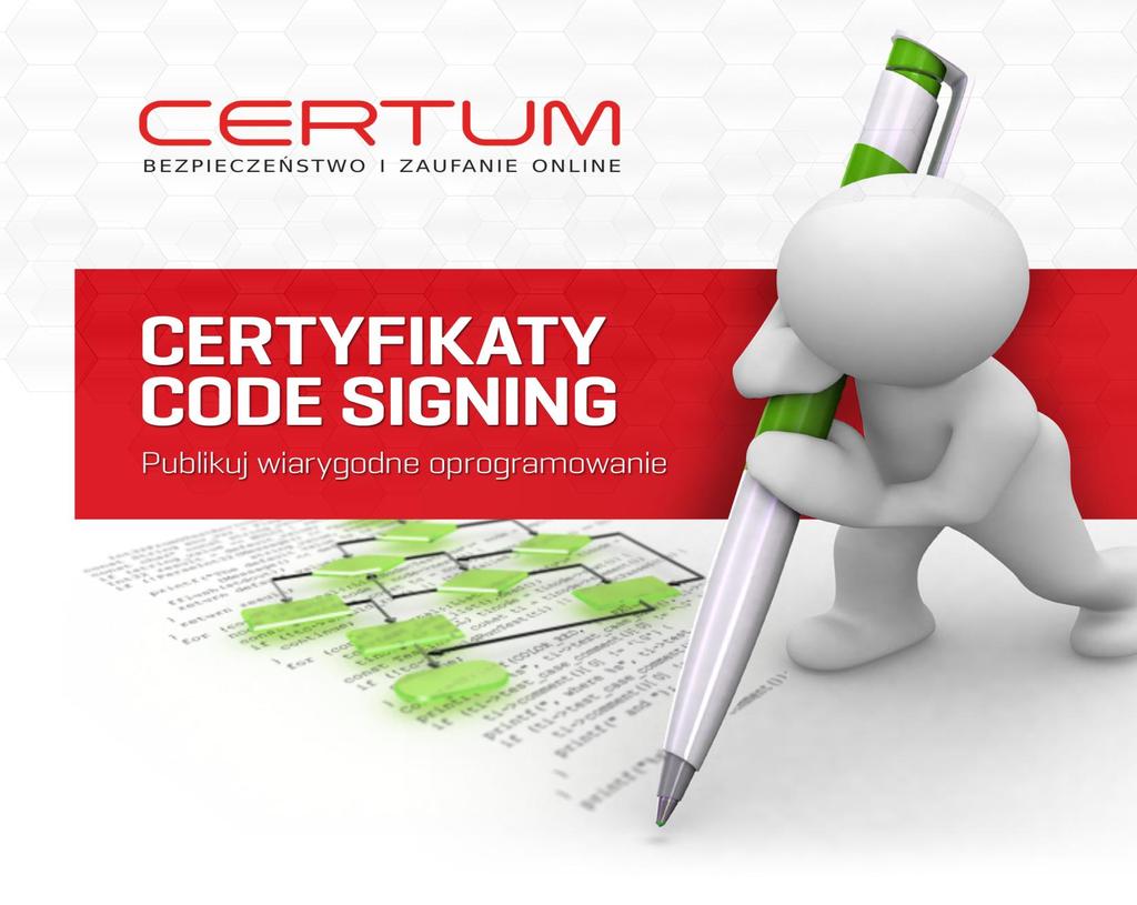 Standard Code Signing Użycie certyfikatów do