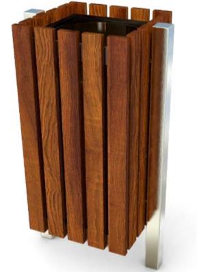 Montaż przez zabetonowanie elementów kotwiących. Wymiary: długość: 180cm, szer. 51cm, wys. 90cm.