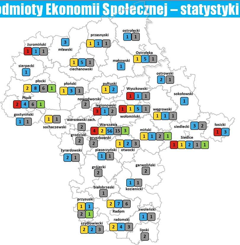 Integracji Kluby Integracji 132 Spółdzielnie