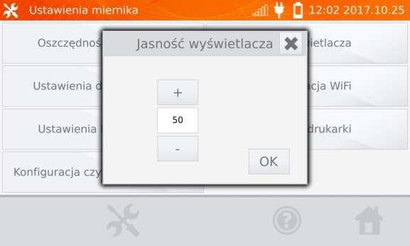 wyświetlacza.