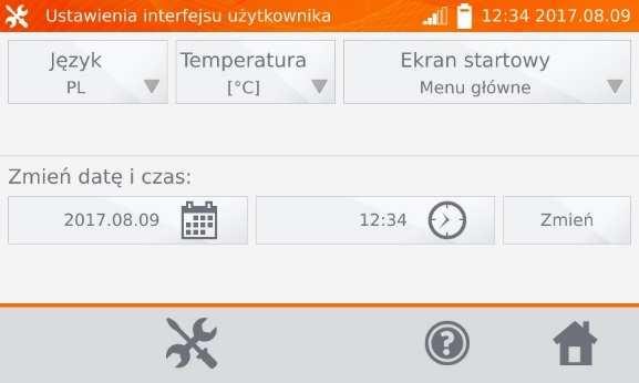 Proces aktualizacji jest kontynuowany aż do momentu uruchomienia się ekranu MENU głównego.