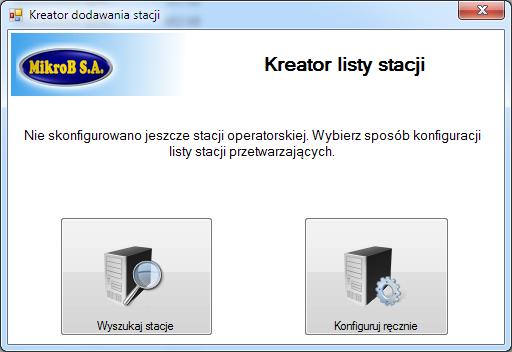 W tym celu należy z grupy PRO-2000.14 w menu Start uruchomić program Konfiguracja Stacji Operatorskiej (ilustracja 2.5).