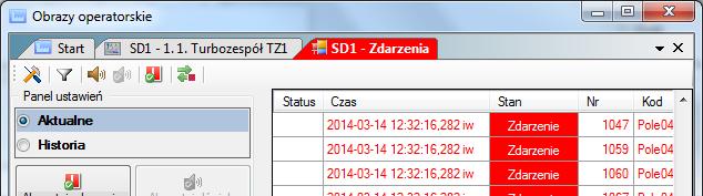Wizualizacja 25 Obraz punktu pozwala na uzyskanie szczegółowych informacji o punkcie systemowym.
