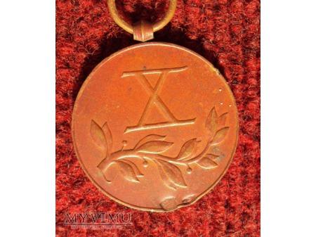 Medal za Długoletnią Służbę - brązowy X