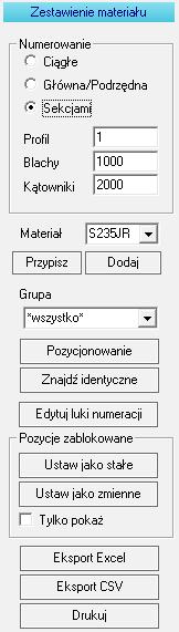 Tworzenie zestawienia materiałów i numerowanie Teraz gdy już skończyliśmy modelowanie konstrukcji, a wszystkie przecinające się węzły zostały uzupełnione o połączenia możemy zająć się numerowaniem