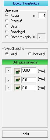 Krok 3 Kopiowanie / Powielanie ramy Zanim skopiujesz lub powielisz pierwszą ramę powinieneś wprowadzić połączenie w jednym z jej rogów, edytować jego szczegóły i skopiować do przeciwległego rogu ramy.