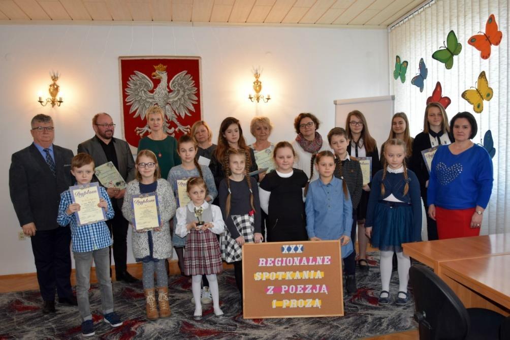 XXX Regionalne Spotkania z Poezją i Prozą 26 marca 2018 roku w sali sesyjnej Urzędu Miasta i Gminy
