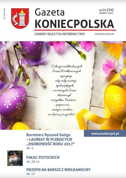 Gazeta Koniecpolska wydanie nr 11 (75) marzec 2018 r.