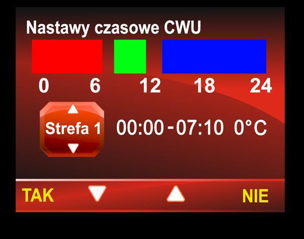 Tryb stały - Umożliwia jednakowe nastawy godzinowe dla wszystkich dni tygodnia.