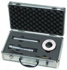 Three-point micrometers Limit. For measuring holes. With friction clutch ensuring a fixed value of the measuring force and self-centring of the instrument. Measuring surfaces made of hard metal.