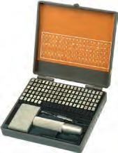 12-0701 16 12-0804 14 - - 15-0903 16 - - Laying out and marking Letter punches Limit. No 1735. Suitable for steel and other metals. Letters A-Z and sign &.