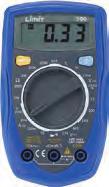 Supplied with a battery, a case, test leads and user manual. Length of scale: 3999. Insulation CAT II 600 V, according to EN 6l0l0-1 and EN 61326-1. Electric measurements and inspection Item no.