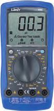 Limit. 6 piece measuring set containing: a 150 mm range digital calliper, the Limit 300 digital multimeter, a digital level, a feeler gauge (13 blades from 0.05 do 1.
