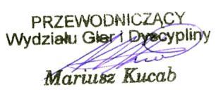 Wydział Gier i Dyscypliny W wyniku przeprowadzonych rozgrywek awans do rozgrywek centralnych wywalczyły zespoły: 1. HENSFORT I Przemyśl 2. UKS Cztery-Trzy Lublin 3.