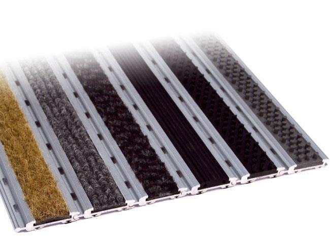 Prestige 12 mm - mata aluminiowa WKŁAD KOD produktu CENA netto(zł/m2) szczotka BKF A 001 1 584,00 guma BKF A 002 880,00 szczotka + guma BKF A 004 1 232,00 exclusive BKF A